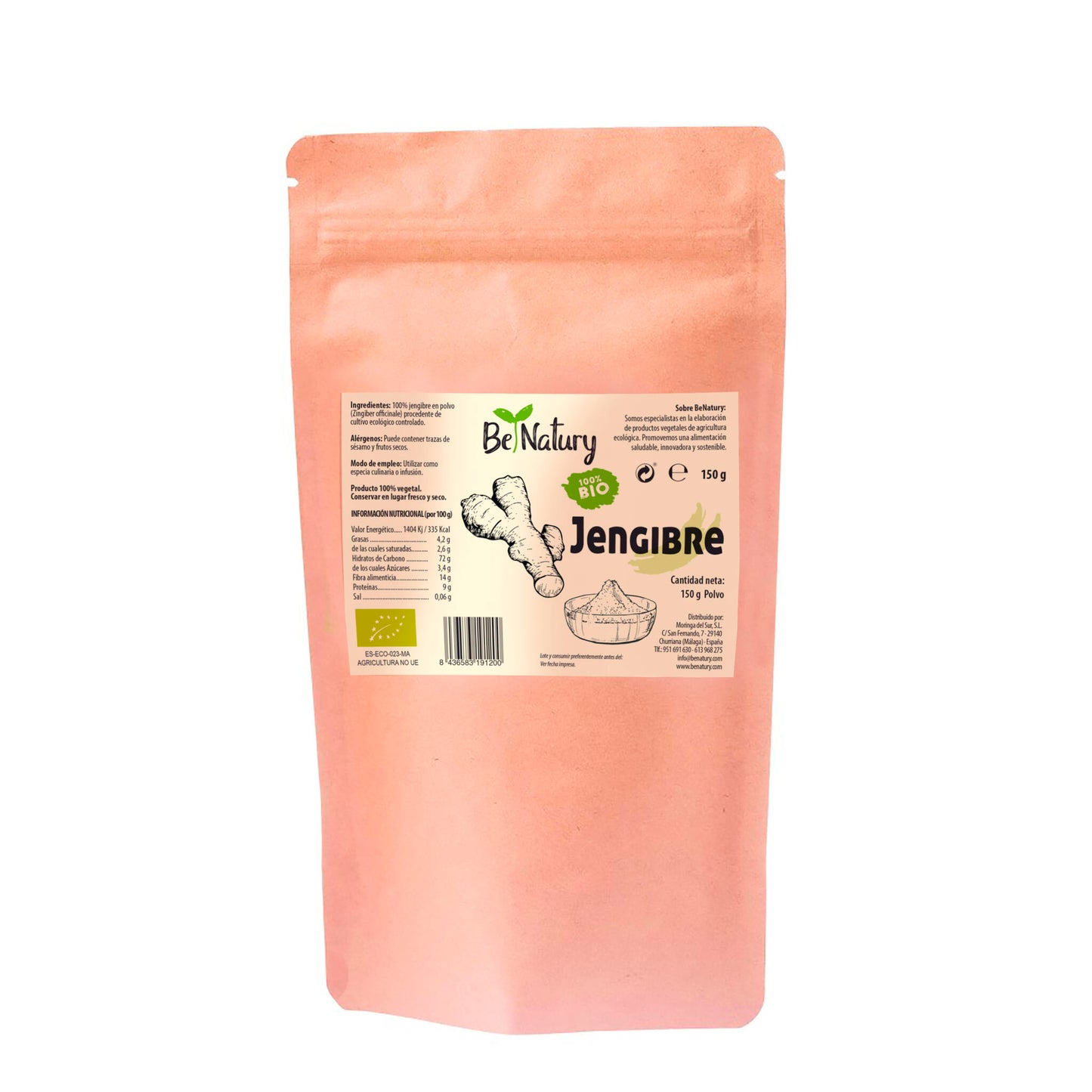 Jengibre En Polvo Ecológico – 150g_0