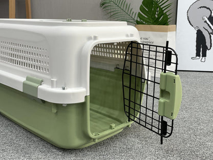 Jowy Transportín Para Mascotas Perro Y Gato De 23 Pulgadas (58 Cm) Con Dos Puertas De Carga Superior_1