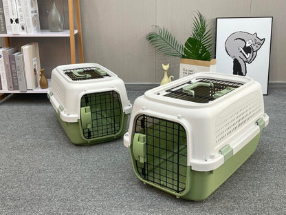 Jowy Transportín Para Mascotas Perro Y Gato De 23 Pulgadas (58 Cm) Con Dos Puertas De Carga Superior_3