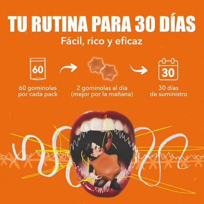 Gummies Energía con Ginseng JOY+ 60 uds