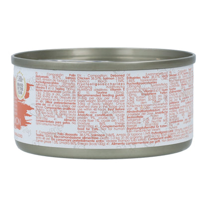 Kit Cat Lata Gravy - Pollo & Salmón 70 g Comida húmeda para gatos en salsa
