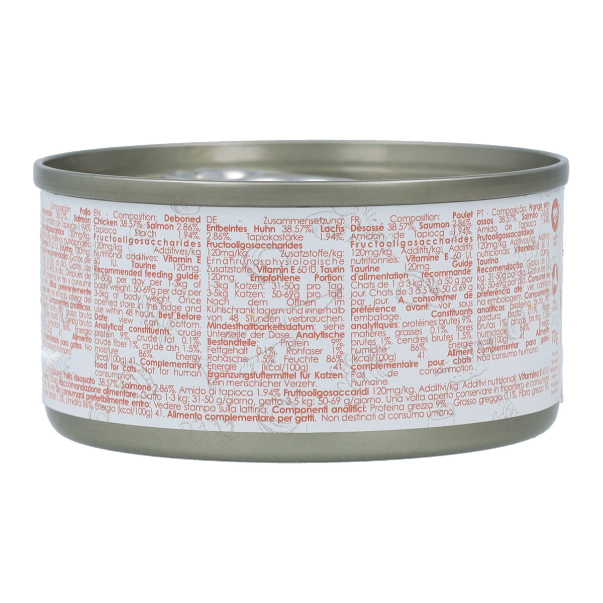 Kit Cat Lata Gravy - Pollo & Salmón 70 g Comida húmeda para gatos en salsa
