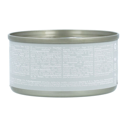 Kit Cat Lata Toppers - Atún & Anchoas 80 g Comida húmeda para gatos