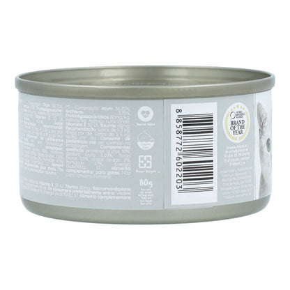Kit Cat Lata Toppers - Atún & Anchoas 80 g Comida húmeda para gatos