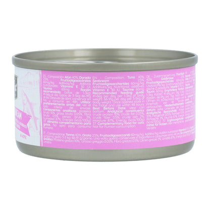 Kit Cat Lata Toppers - Atún & Dorada 80 g Comida húmeda para gatos