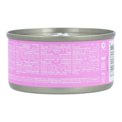 Kit Cat Lata Toppers - Atún & Dorada 80 g Comida húmeda para gatos
