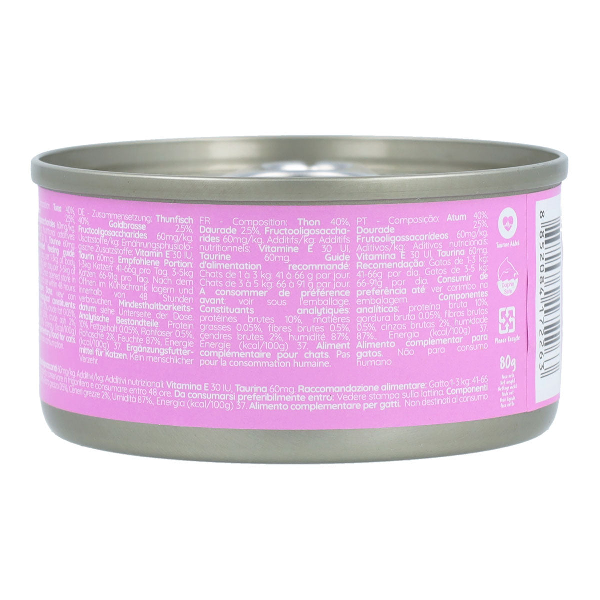 24x Kit Cat Lata Toppers - Atún & Dorada 80 g Comida húmeda para gatos