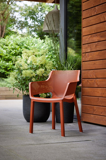 Keter Set X4 Silla De Exterior De Jardín Elisa Terra 61,5x53x78,4cm_1