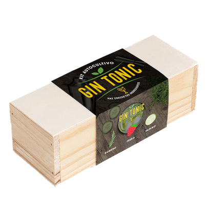 Kit Autocultivo Gin Tonic Romero, Fresa y Pepino | Regalo Original para Amantes de Cócteles - Resetea_0