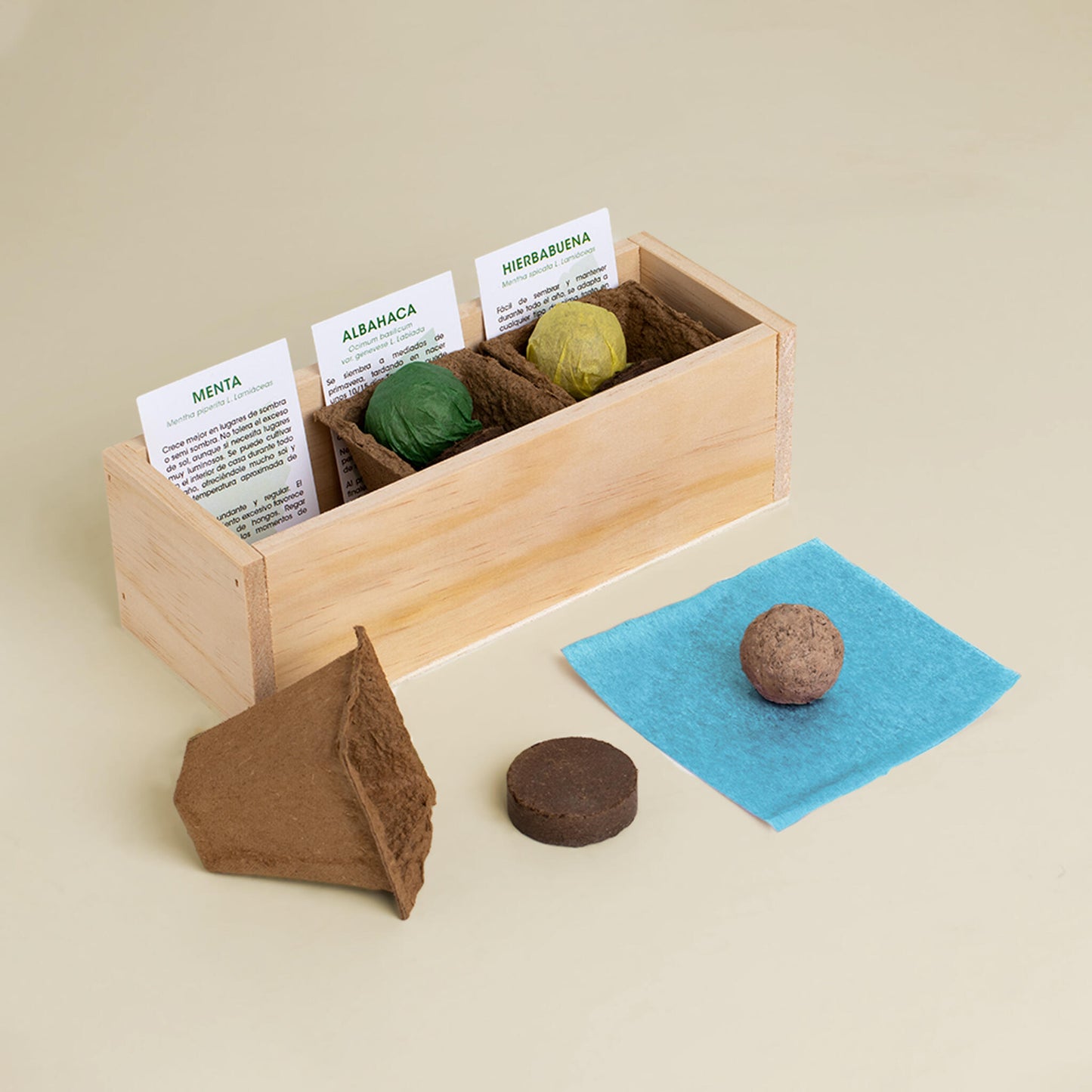 Kit Autocultivo Mojito Menta, Albahaca y Hierbabuena | Regalo Original para Cócteles - Resetea_2