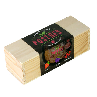 Kit Autocultivo Postres | Cultiva Fresa, Menta Y Mora En Casa | Ideal Para Repostería Y Smoothies | Regalo Dulce_0