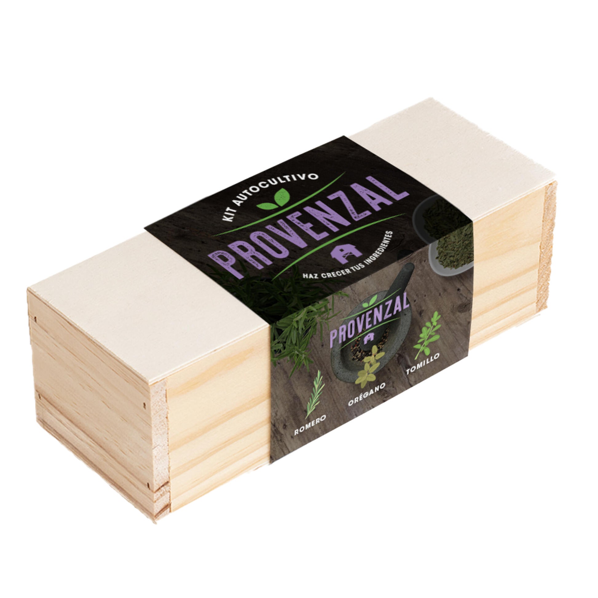 Kit Autocultivo Provenzal Romero, Orégano y Tomillo | Aromáticas Mediterráneas - Resetea_0