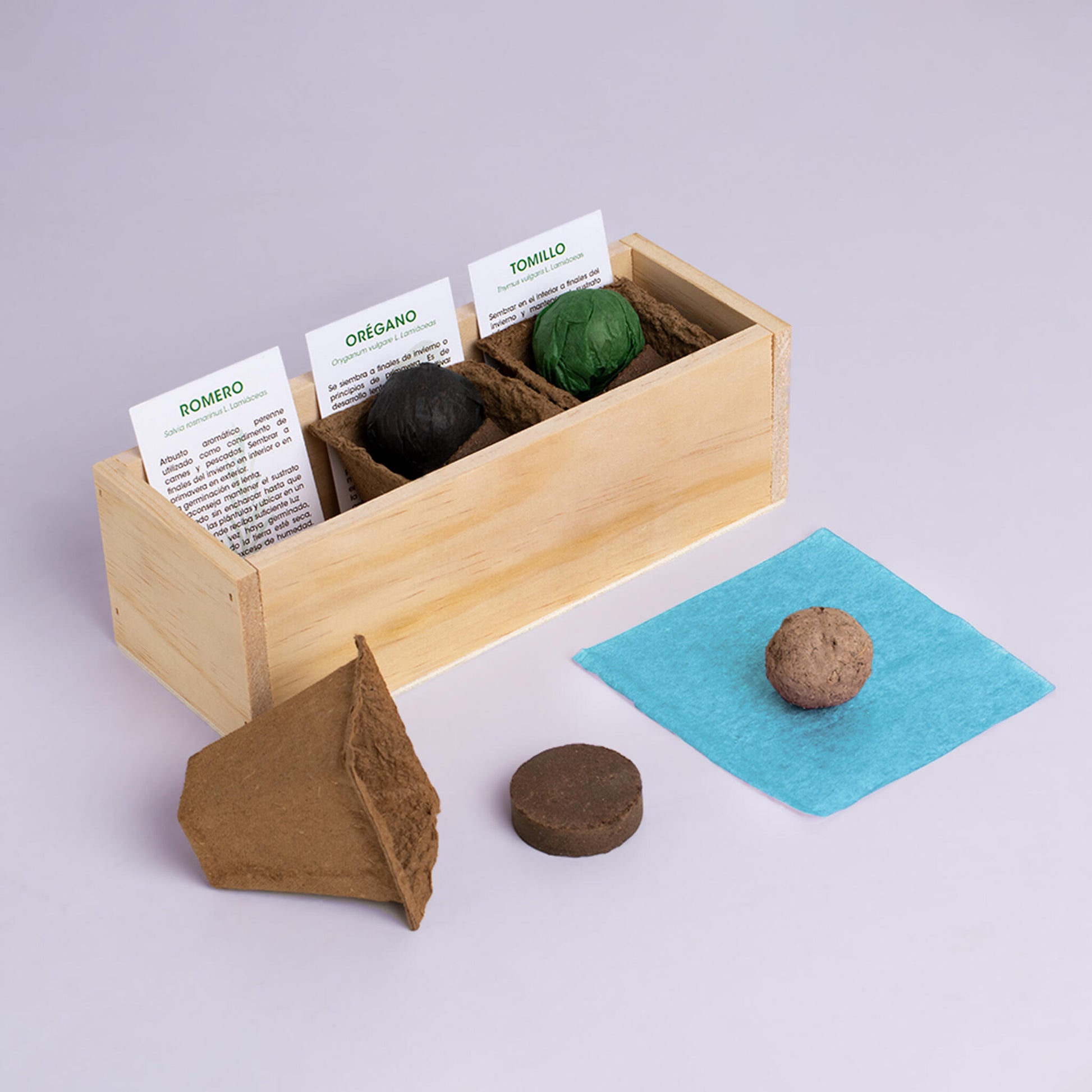 Kit Autocultivo Provenzal Romero, Orégano y Tomillo | Aromáticas Mediterráneas - Resetea_2