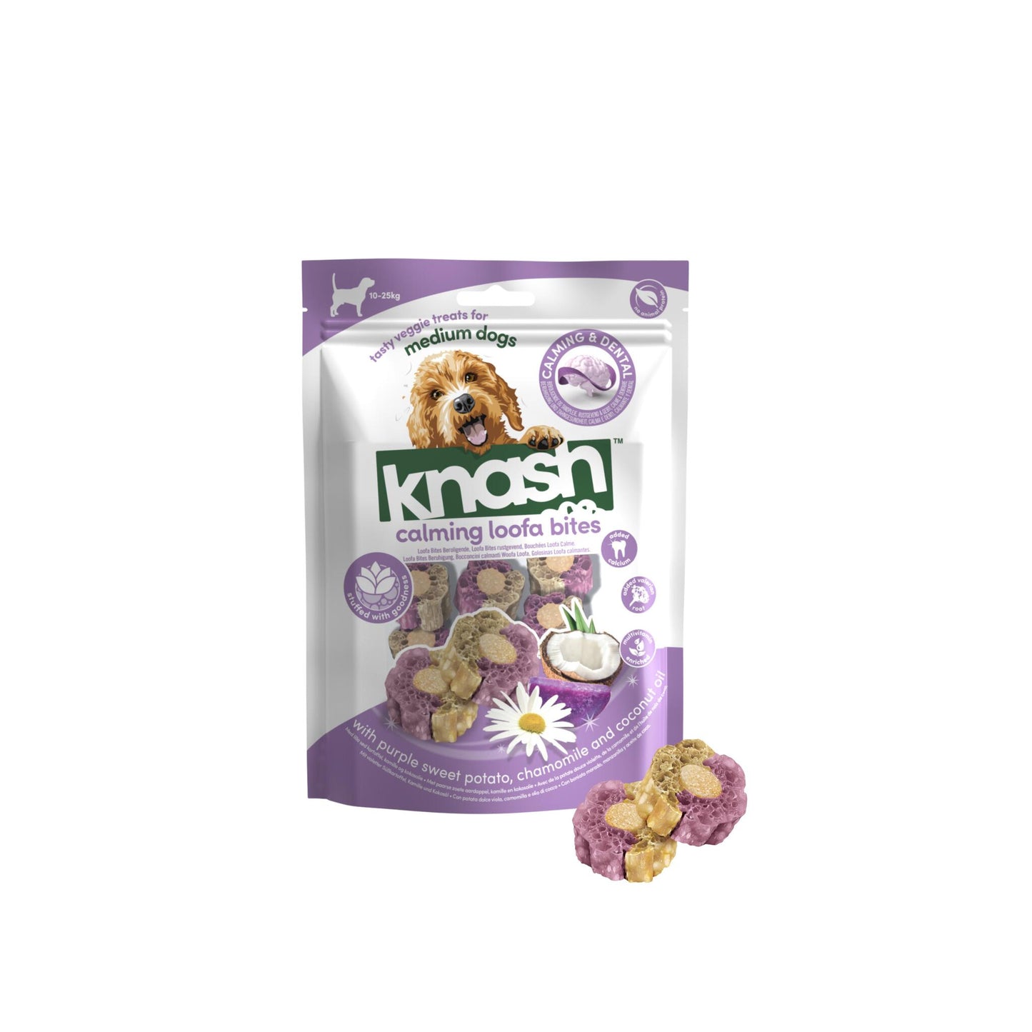 Knash Bites Calming De Camomila, Boniato  Y Coco 2 Boslas X 100 G_0