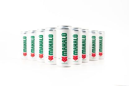 Kombucha vegana Makalú Pack 12 unidades Lata 330ml Sabor Hierbabuena_0