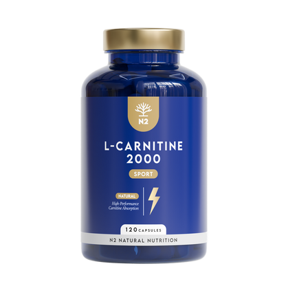 L-Carnitina 2000 60 días Quemagrasa N2 Natural Nutrition 120 cápsulas