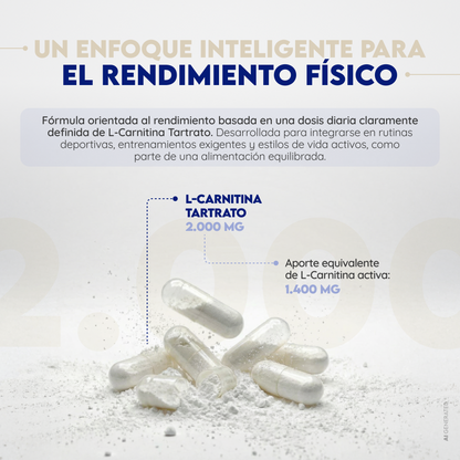 L-Carnitina 2000 60 días Quemagrasa N2 Natural Nutrition 120 cápsulas