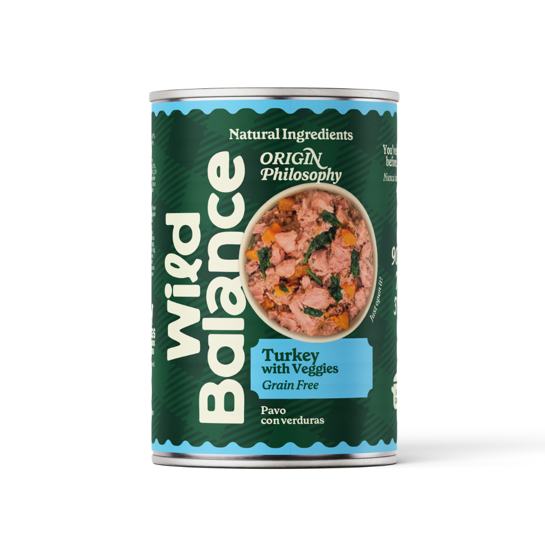 Lata Filosofía BARF de PAVO Wild Balance, 400 g