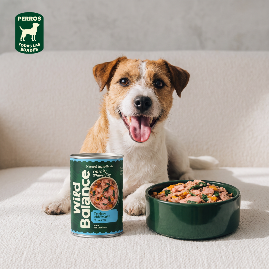 Lata Filosofía BARF de PAVO Wild Balance, 400 g