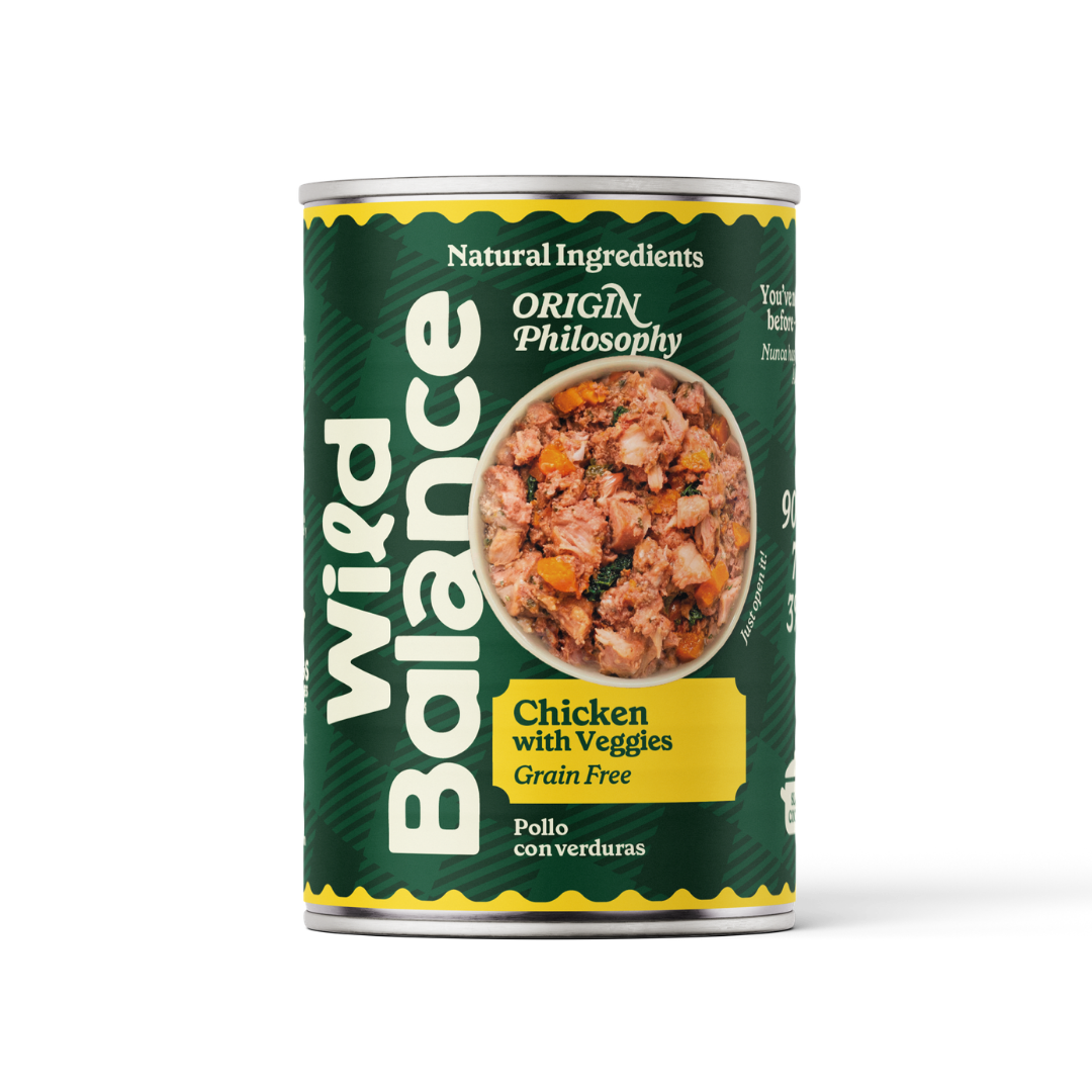 Lata Filosofía BARF de POLLO Wild Balance 400gr