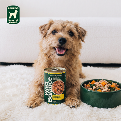 Lata Filosofía BARF de POLLO Wild Balance 400gr