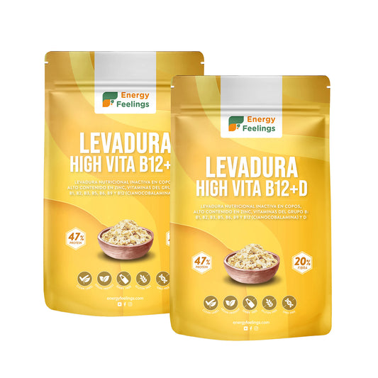 Pack 2x Levadura nutricional high vitamina D Energy Feelings 1 Kg