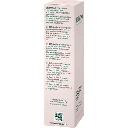 Bálsamo limpiador balm to milk Logona 100 ml