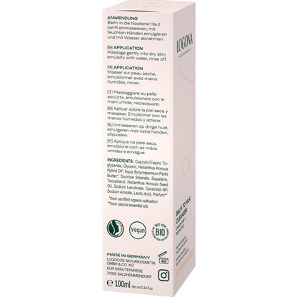 Bálsamo limpiador balm to milk Logona 100 ml