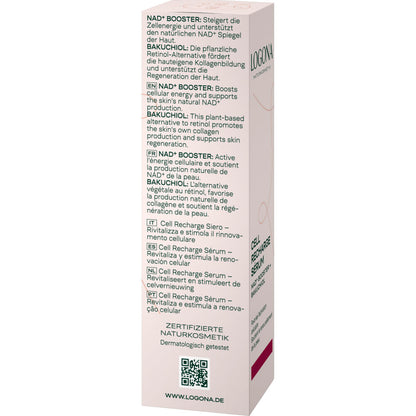 Serum facial energizante cell recharge Logona 30 ml