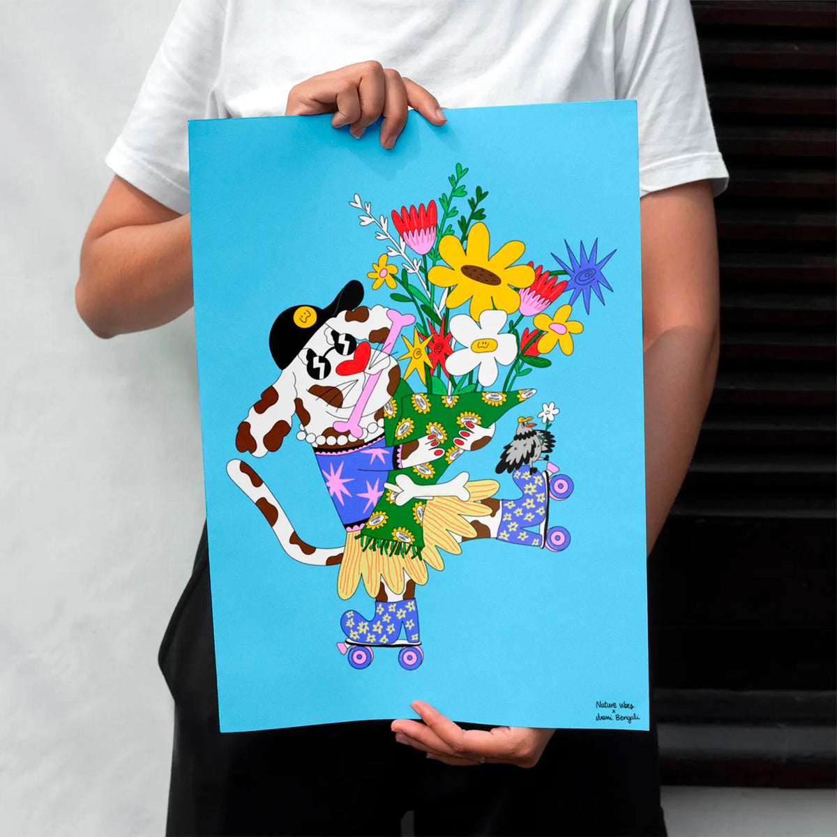 Lámina Decorativa 30x40 cm – Sunday, Ilustración de Juani Bengali - Nature Vibes_1
