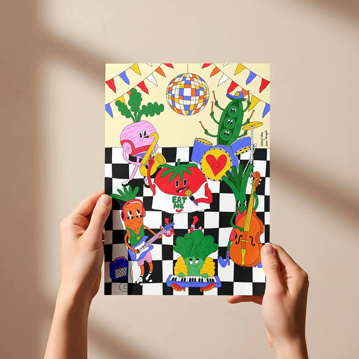 Lámina Decorativa A4 – Eat Me, Ilustración de Juani Bengali - Nature Vibes_1
