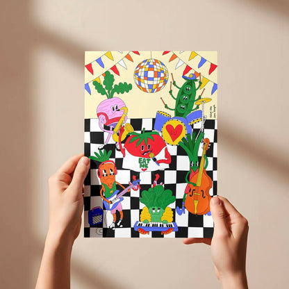 Lámina Decorativa A4 – Eat Me, Ilustración de Juani Bengali - Nature Vibes_1