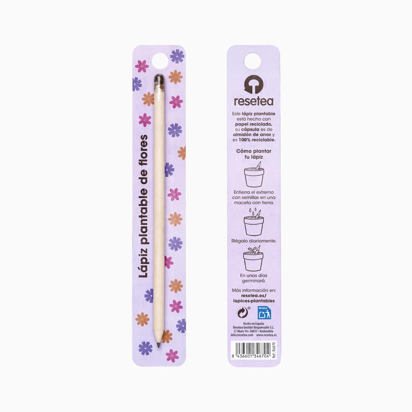Lápiz Plantable De Flores | Escribe, Dibuja Y Plántalo_0