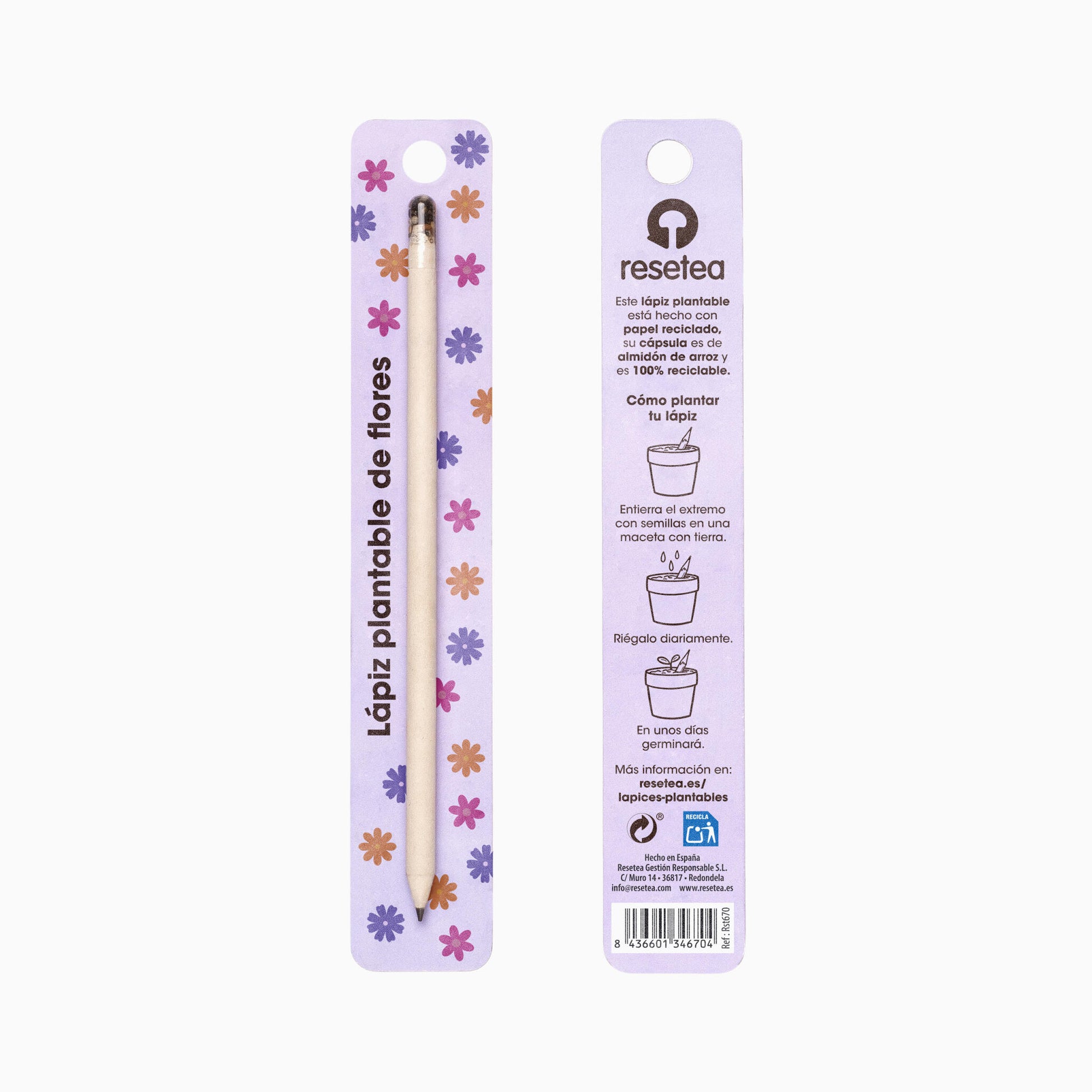 Lápiz Plantable De Flores | Escribe, Dibuja Y Plántalo_0