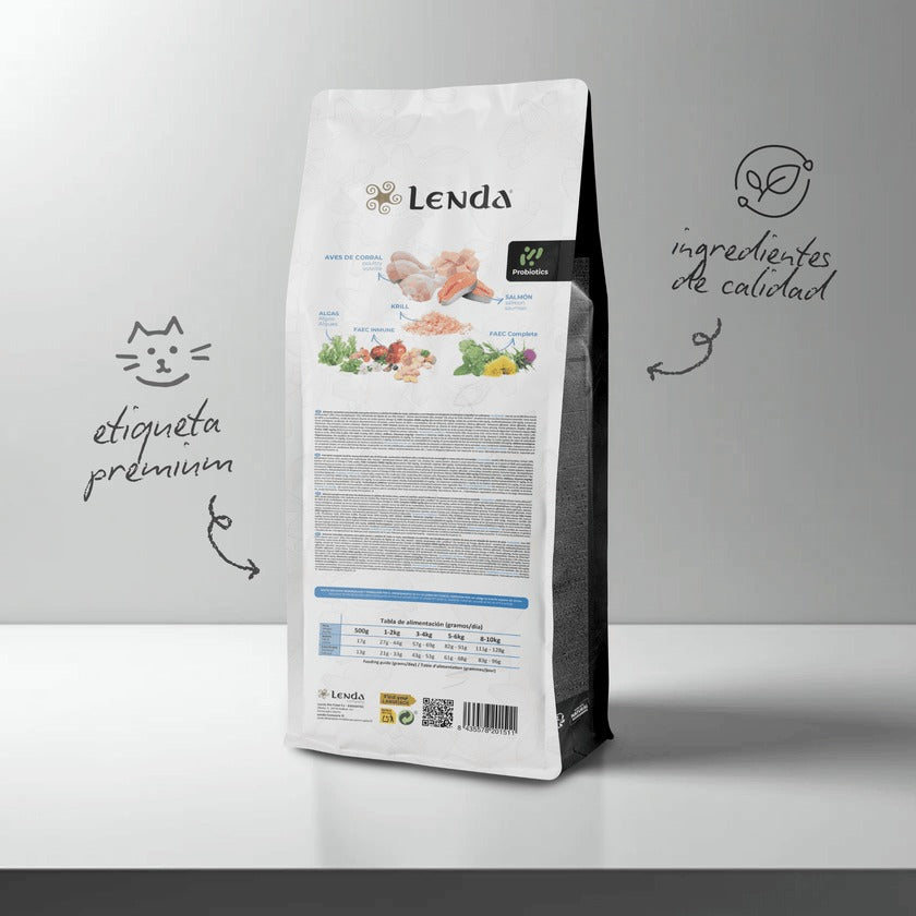 Pienso Light para Gatos Esterilizados Grain Free Lenda 2 kg