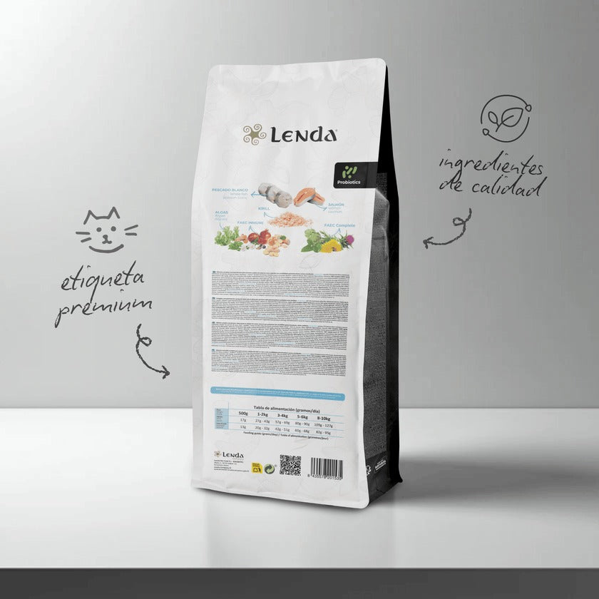Pienso para Gatos Esterilizados Sensitive Grain Free Lenda 2 kg