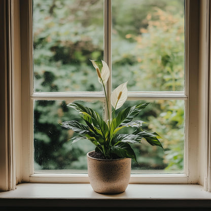 Lirio De La Paz - 6 Pzs - Spathiphyllum 'torelli' - Altura 30-45cm - ⌀12cm_1