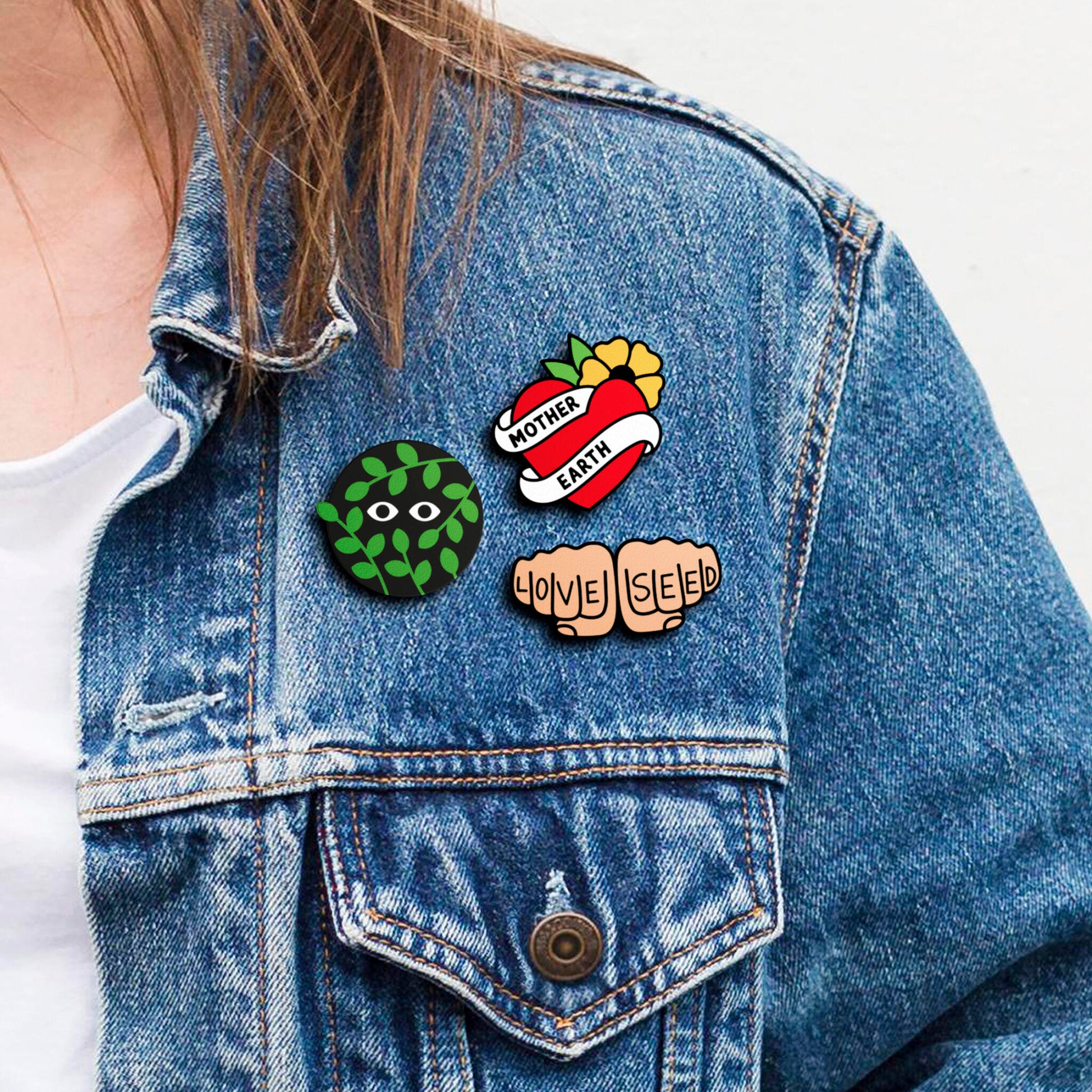 Love Seed Pin | Accesorio Moderno Y Original Para Chaquetas, Mochilas Y Bolsos_2