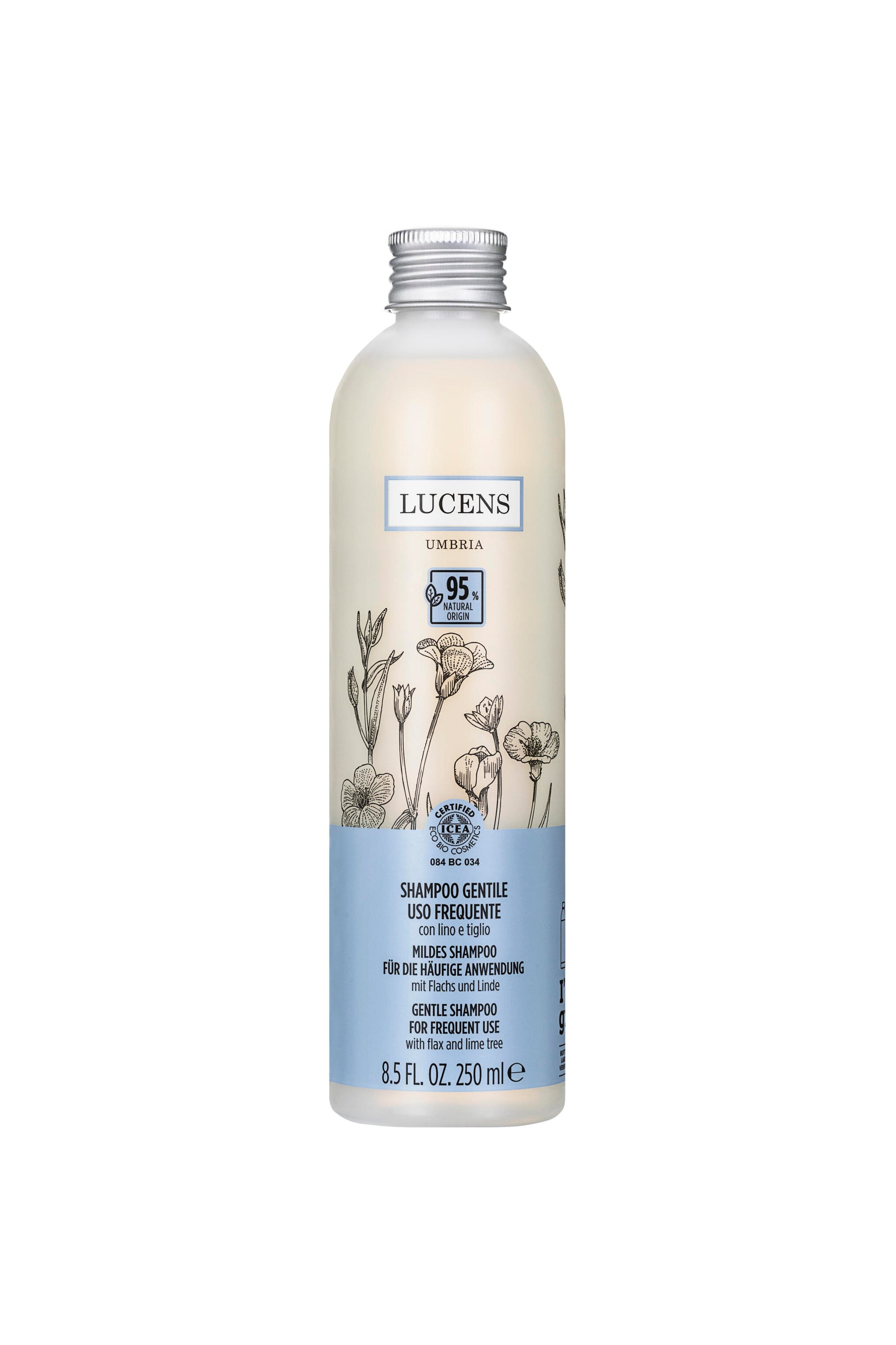 Lucens Umbria - Champú Gentile Suave, Champú Suave Para Cabello Sensible, 250 Ml_0