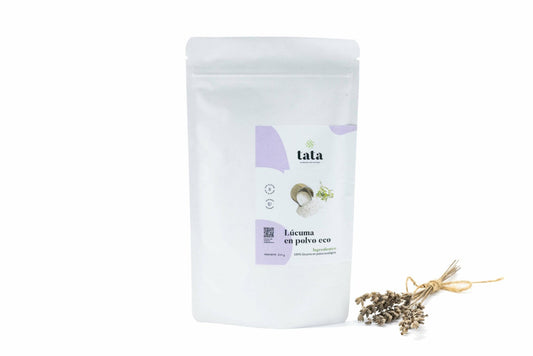 Lúcuma en polvo ecológica, endulzante natural andino para batidos y repostería 200 g_0