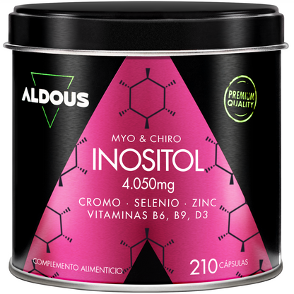 Myo Inositol + D-Chiro Inositol 210 Cápsulas Aldous Bio