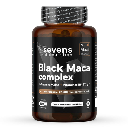 Maca Negra Con L-arginina Y Zinc + Vitaminas B6, B12 Y C. Reduce El Cansancio Y Aumenta Energía_0
