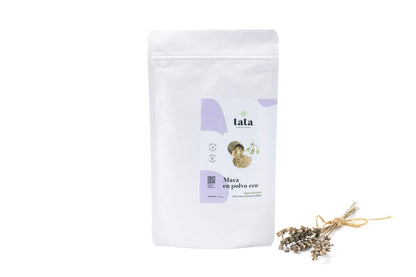 Maca amarilla cruda en polvo ecológica, raíz andina para batidos y yogures 200 g_0
