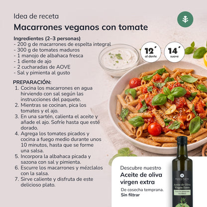 Macarrones de espelta integral ECO Planeta Huerto 500gr
