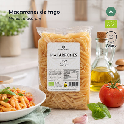 Macarrones de trigo ECO Planeta Huerto 500 g