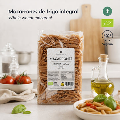 Macarrones de trigo integral ECO Planeta Huerto 500 g