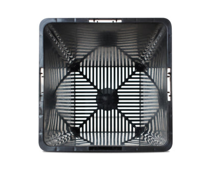 Maceta Cuadrada 11x11x21 Cm (2 L) – Plástico Con Drenaje Eficiente_1