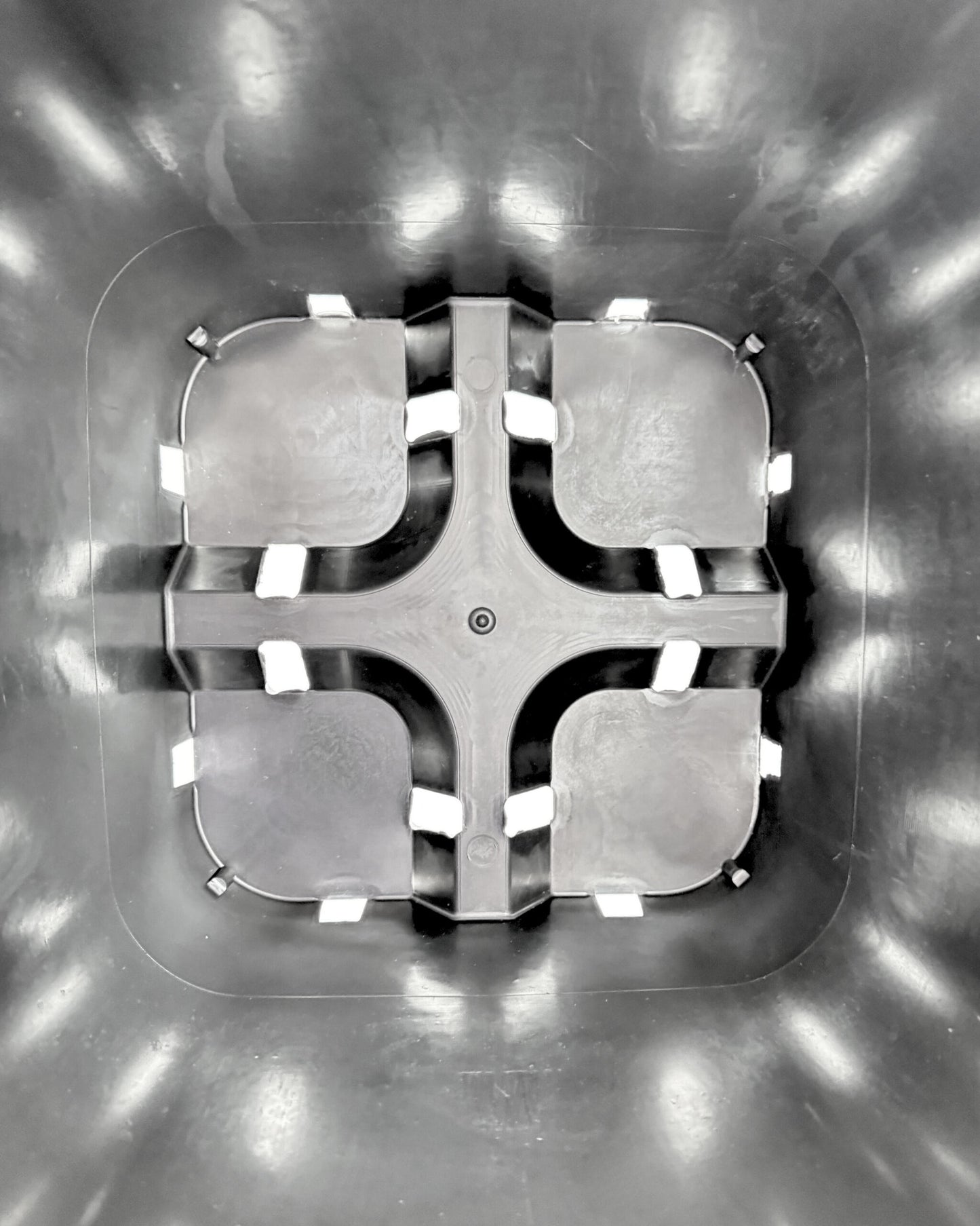 Maceta Cuadrada Negra 18 L - 31 X 31 X 31,6 Cm Eco_2