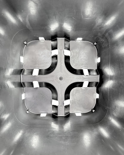 Maceta Cuadrada Negra 18 L - 31 X 31 X 31,6 Cm Eco_2