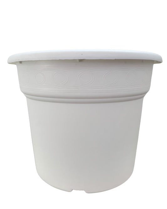 Maceta Redonda Blanca 40x31,5cm 25l_0